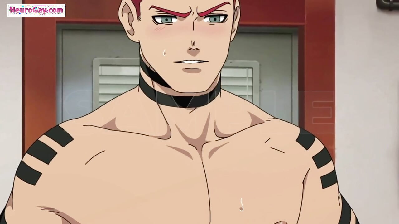 Hard fuck and muscular body
