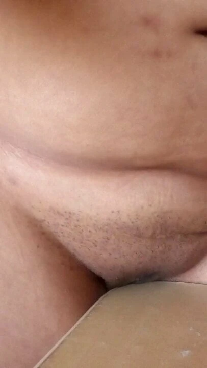 Selfie masturbation in the table