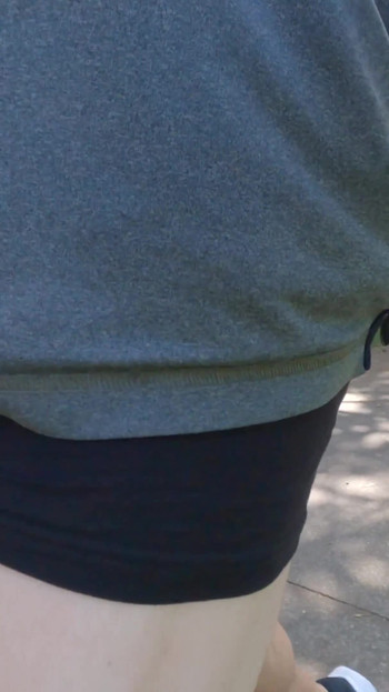 Powerful moment from "Amateur straight guy public dare with his uncut cock hanging out and on display"