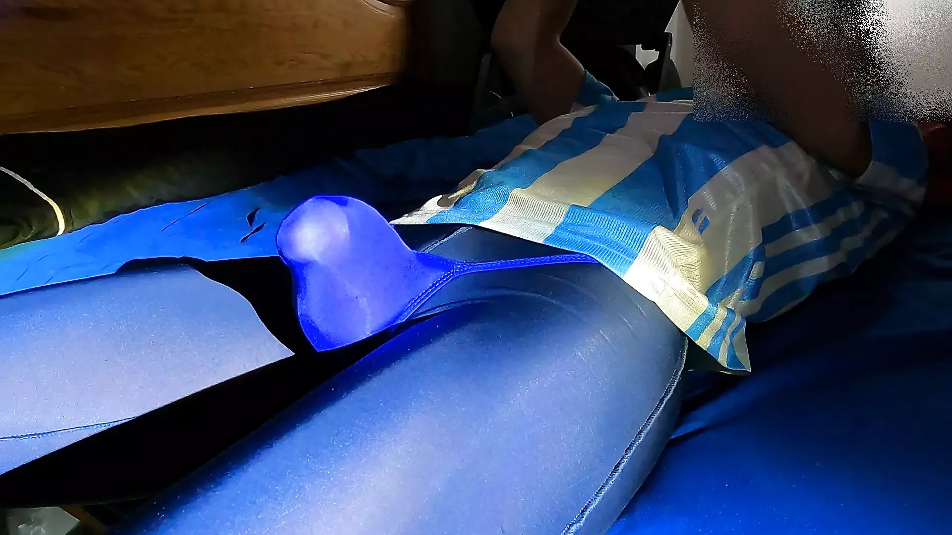 It fills me with pleasure to cum with clothes so tight to my body