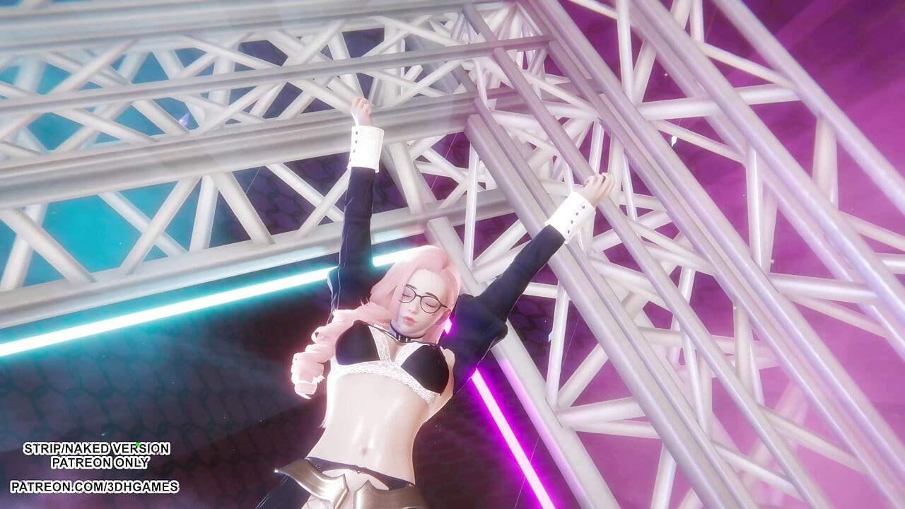 MMD Love It - Seraphine Sexy Kpop Dance League of Legends Hentai Uncensored 4K 60FPS