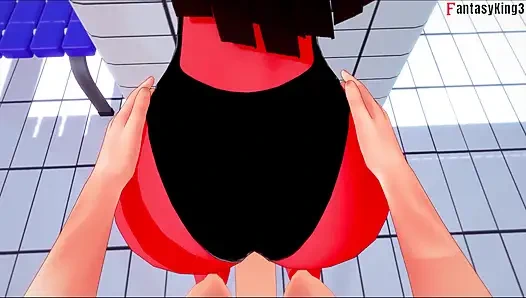 Meru - суккуб в бикини, секс в видео от первого лица