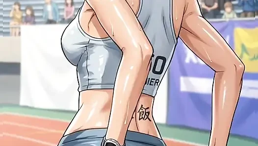 Anime girls dancing