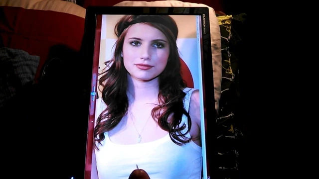 Emma Roberts cum tribute