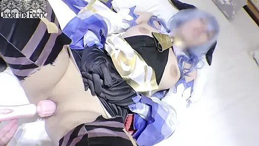 Bürodame baker wochenende cosplayer ganyu themen-hardcore-sex höhepunkt