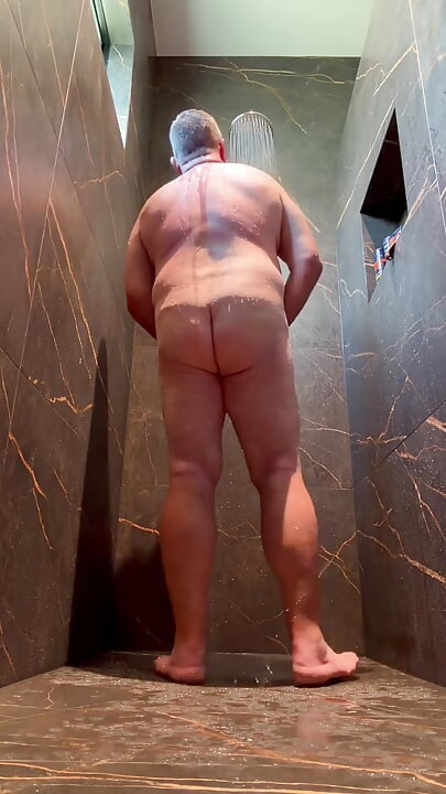 Daddy Playing in the Shower