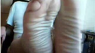 Hetero-Typen Füße vor Webcam # 565