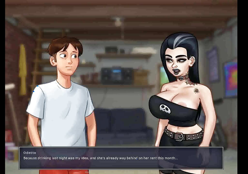 "Saga estivale : sa nouvelle coloc est une MILF sexy à gros nichons ep 124"
