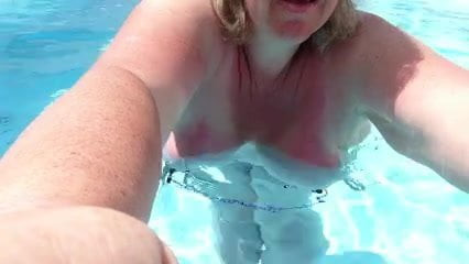 Holiday fun in the pool