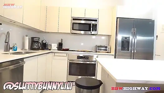 Slutty Bunny Takes Backshots in Her Kitchen