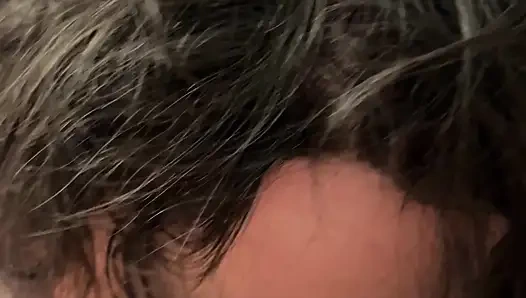 I suck his dick wearing lingerie