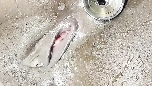Horny Teen Girl +18yrs Gets Naughty in the Shower Recording Video 4 Her Lecturer Lover!