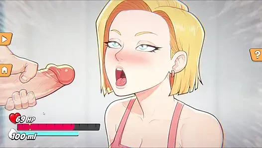 Android 18 Передачи глубоко - Android 18 оставляя Krillin сухим