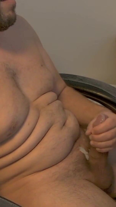 Daddy jacks his big hard cock | Clip 1