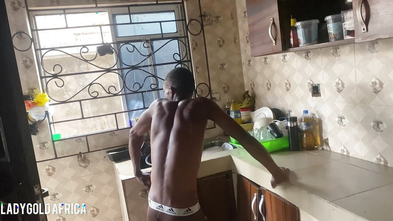 My Stepdad Sexy Wife in the Kitchen and a Hot Bikini