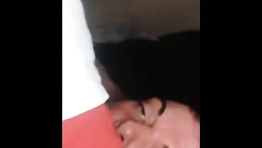 Petite step sis gets caught and gets blacked