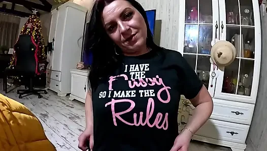 Shiny Yellow Downjacket BJ - kemeja peraturan memek dan muncrat dua kali di pakaianku