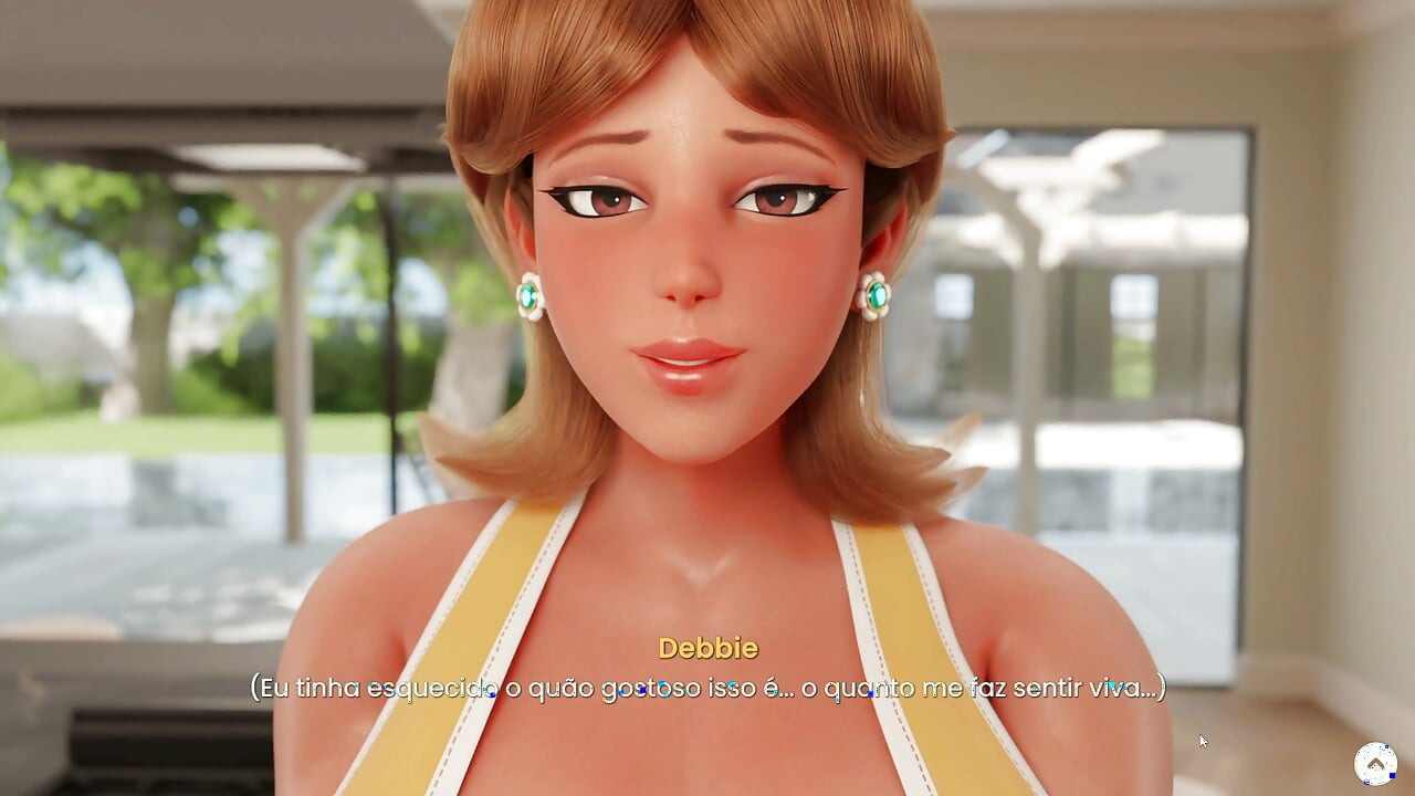 Hot MILF rubs her huge tits against my big dick - Gameplay
