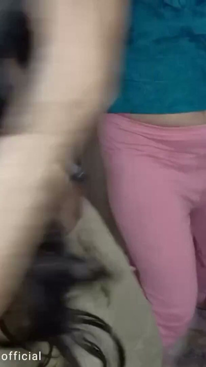 Canadian long black haired stepbrother dances with desi stepsister | Clip 2