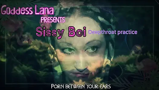 Sissy boi tiefe kehle Übung