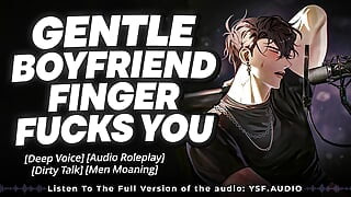 Deep Voice Dom Gently Fucks You In Bed with Praising - Audio Porn - Men Moaning