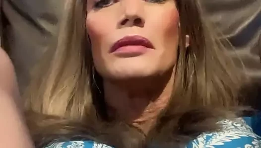 Stroking My Hard Clit