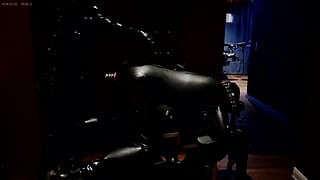 Slave gets whipped and then fucked