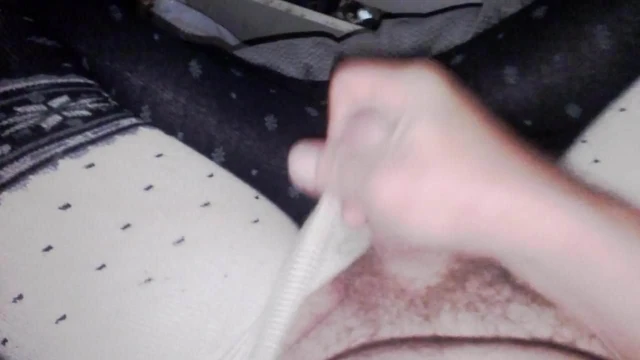 Cumshot in my brand new wool tights