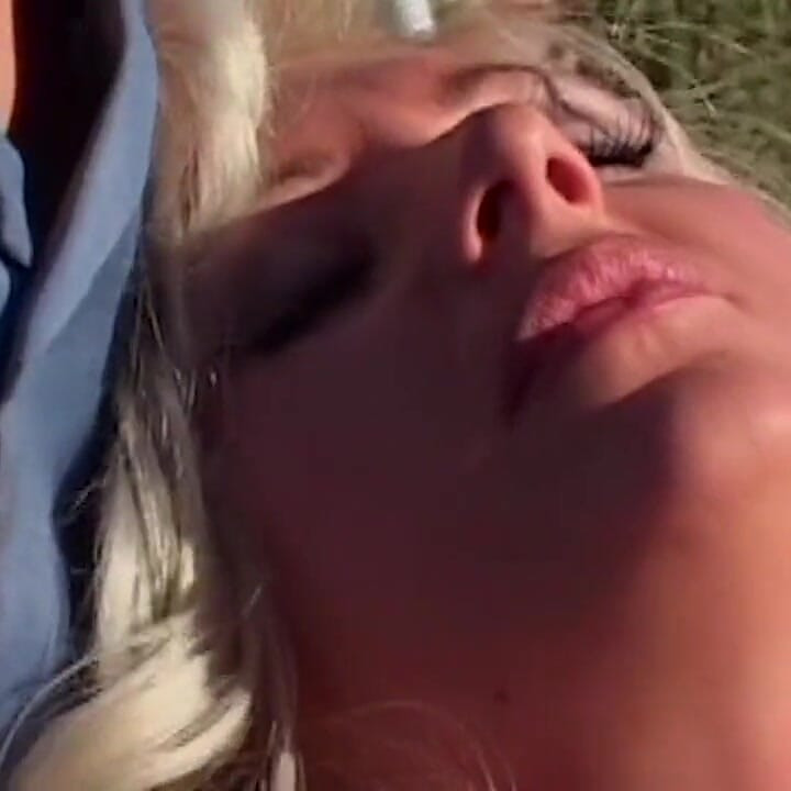 Busty Blonde MILF Gets Pounded Deep on Patio Chair