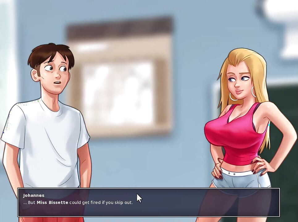 Summertime saga - ich habe miss dewitt am college gefickt