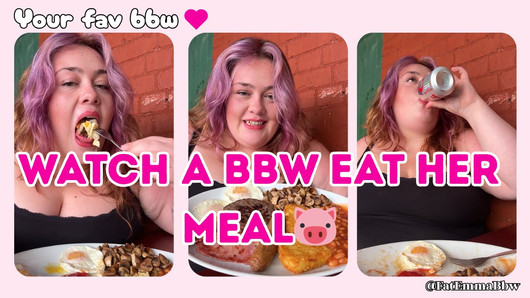 SSBBW EMMA ĂN TRỨNG VÀ ĐẬU