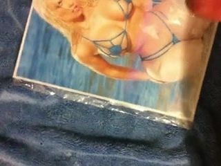 Cum on coco austin's big titties and phat white ass