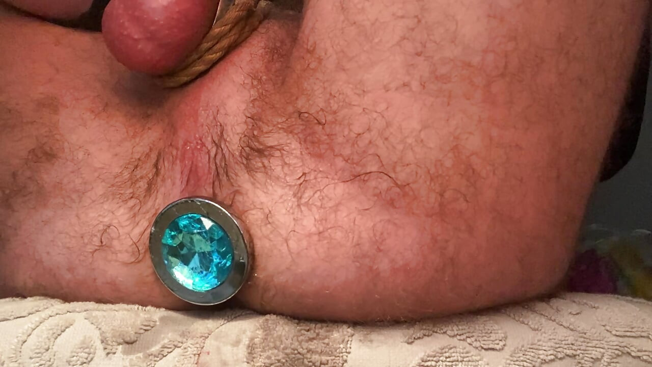 AstridLvxx extreme plug and dildo in chastity