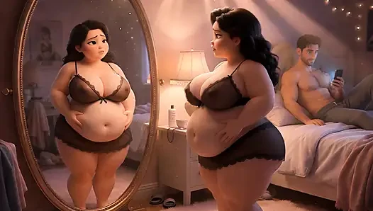 "From Chubby & Ignored to Curvy Cock Tease – Her Slutty Transformation" ep1