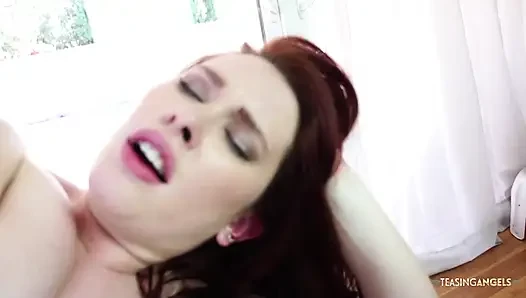 Redhead girl gets eaten out and fucked by a doctor with long hair