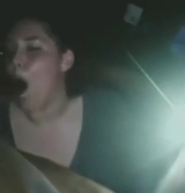 Sucking bbc while driving