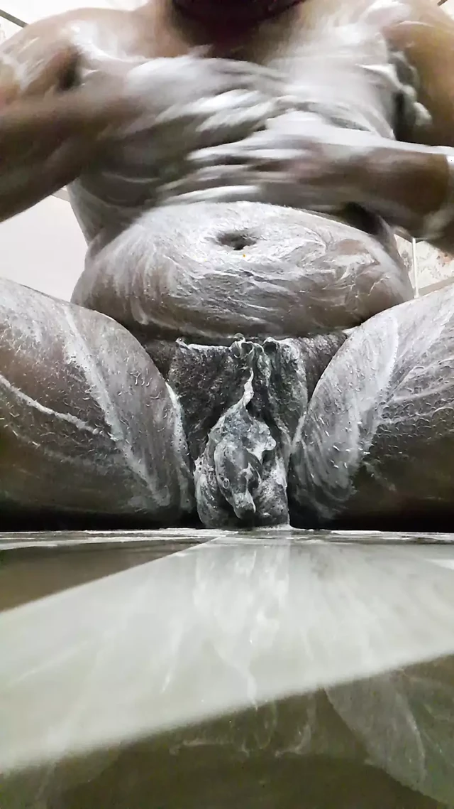 Indian small cock bath