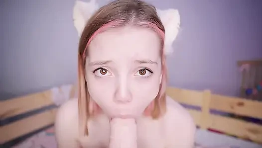 Teen 18 kätzchen will papis sperma!