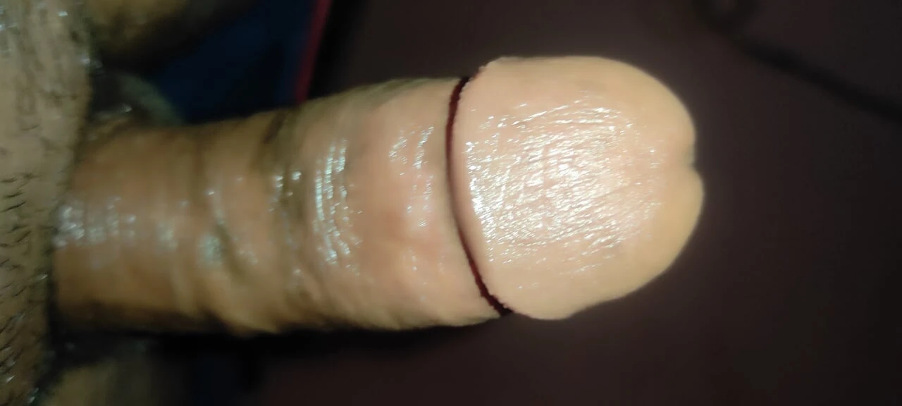 Domintando mi polla dura