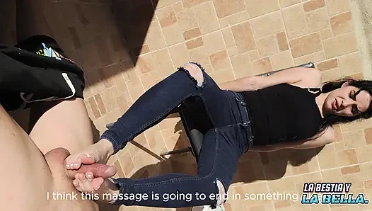 Ayakla mastürbasyonla en iyi boşalma kız arkadaşımın en iyi arkadaşı tarafından amcık, anal, memeler ve ayaklarla yapılıyor