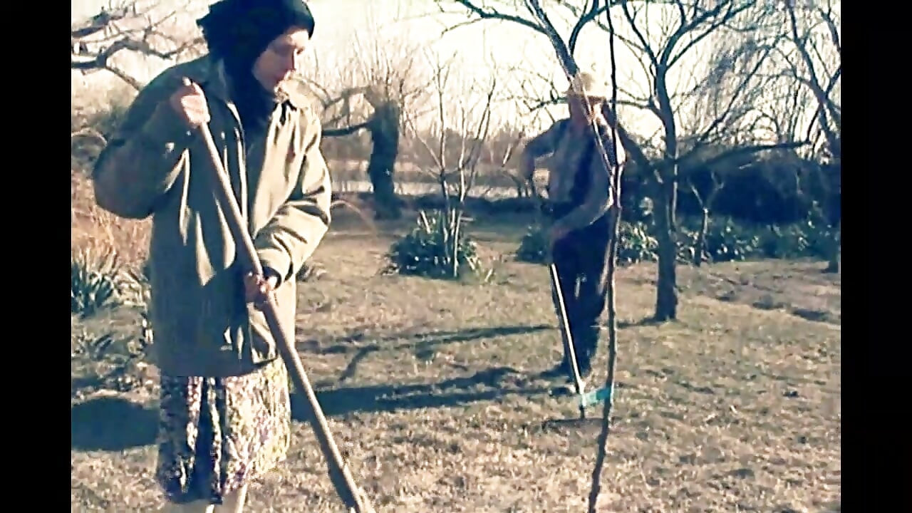 Para starca z farmą jebanie i wytryski na owłosioną cipkę