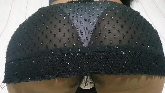 Hot Brunette petite babe in a Hot Dress with Panties to show her tight pussy