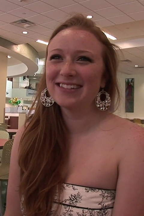 Big Natural Tits Exposed on a Local College Campus