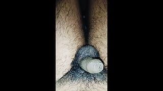 Wielki czarny kutas - masturbacja penisa
