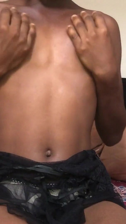 Sexy dressing up Ebony Teen Massage  Small Tits in See through top POV | Clip 1