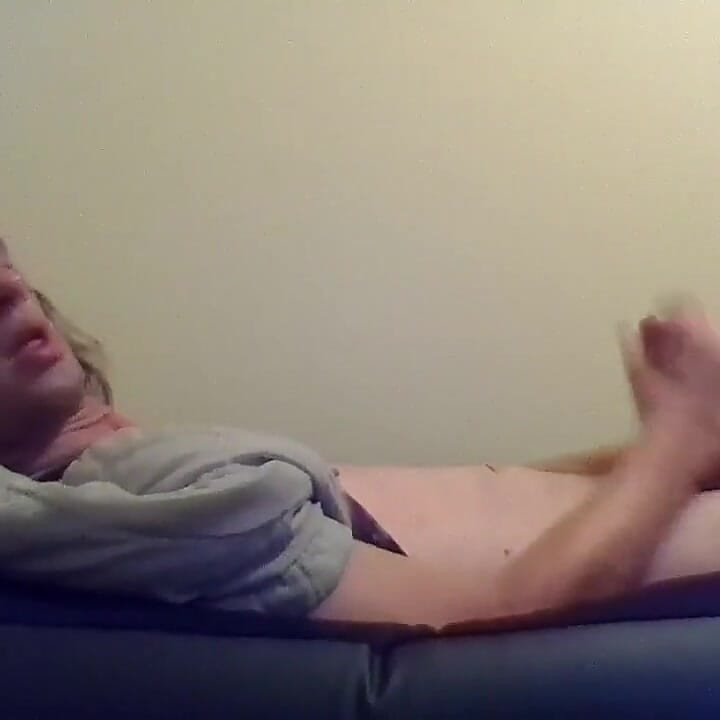 Me, a Naked Transgirl, Fingering My Asshole and Eating My Cum