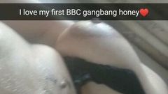My slut wife sent me this after her first BBC gangbang! RP