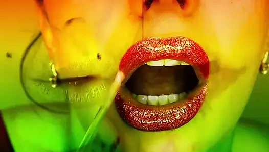 Lipstik merah paling menpesona di atasmu