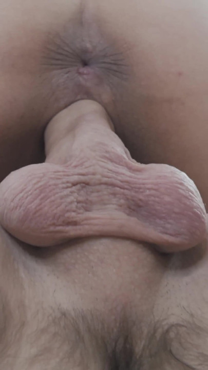 Must-share moment from "Close-up she gets him deep in and loves how he takes her hard through"