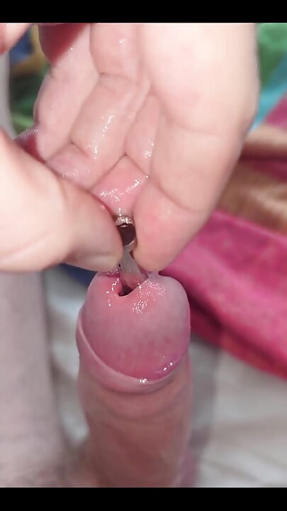 8mm Cock Plug with a Big Thick Creamy Cum Shot Enjoy My Hornies